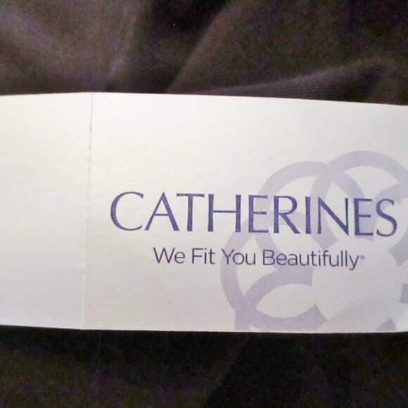 NWT Catherines AnyWear Womens Brown Pull On Slim Leg Pants Pockets Size 3X-26/28 - Picture 10 of 14